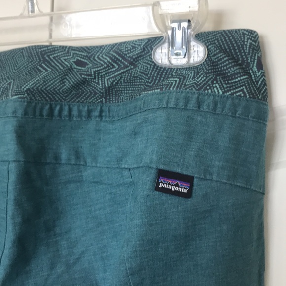 PATAGONIA ROCK CLIMBING PANTS / JOGGERS TEAL - Picture 8 of 9